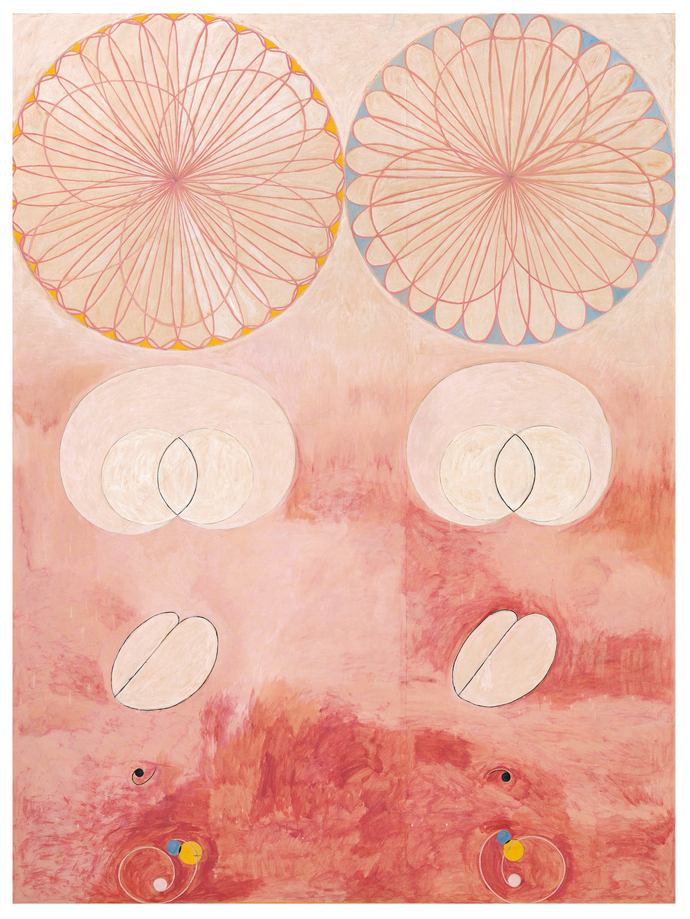 Les dix plus grandes, n° 9, Vieillesse - Hilma af Klint image 1 copie peinte à la main à l’huile