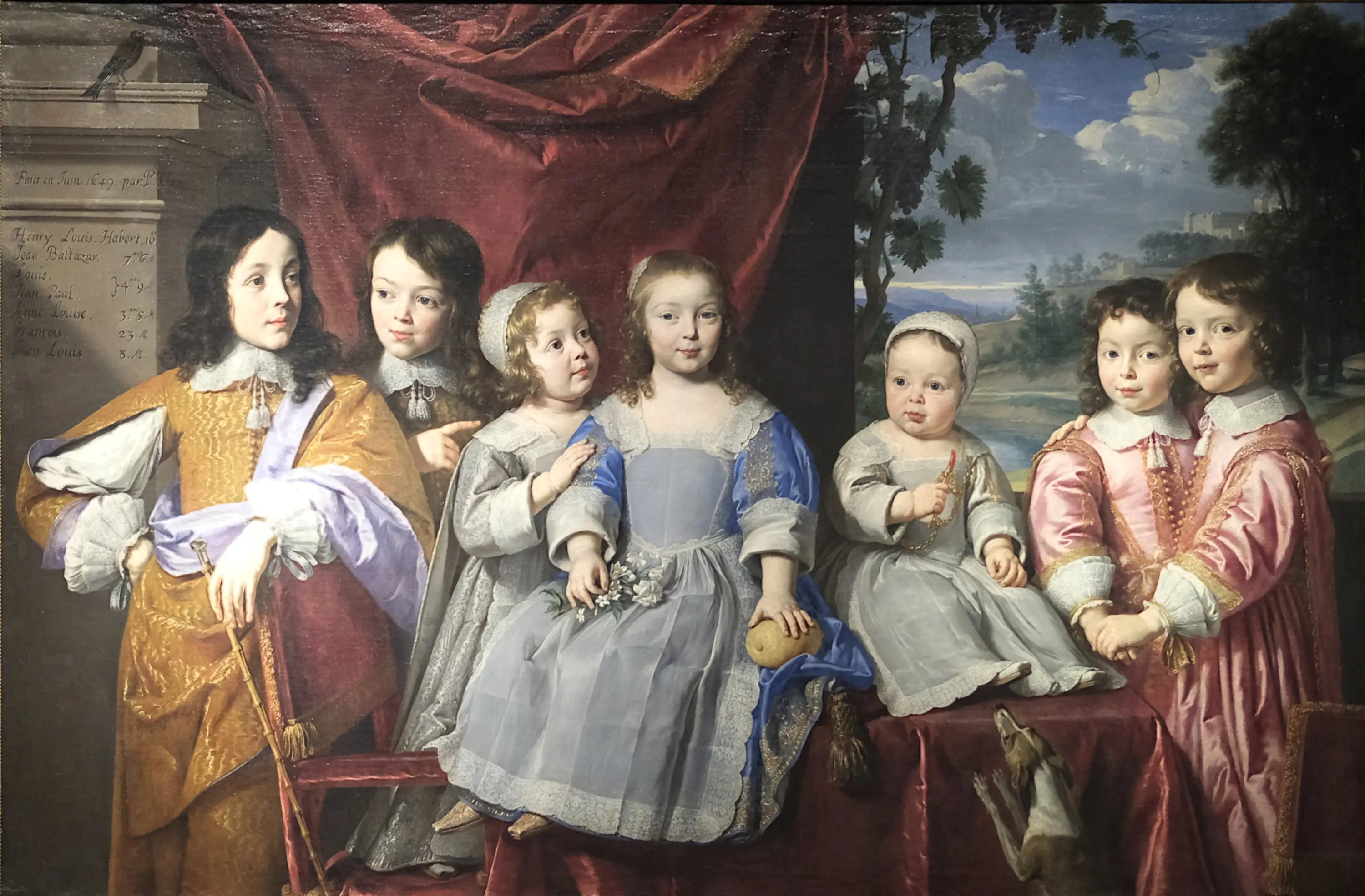 Les Enfants Habert de Montmor - Philippe de Champaigne - Alpha Reproduction