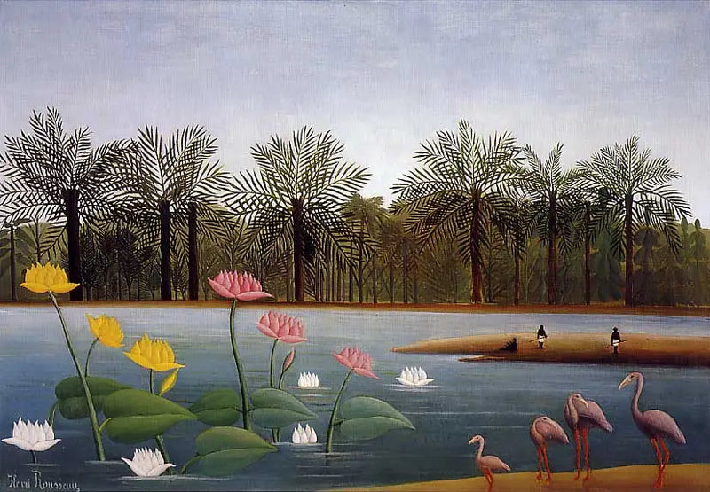 طيور الفلامنغو - هنري روسو