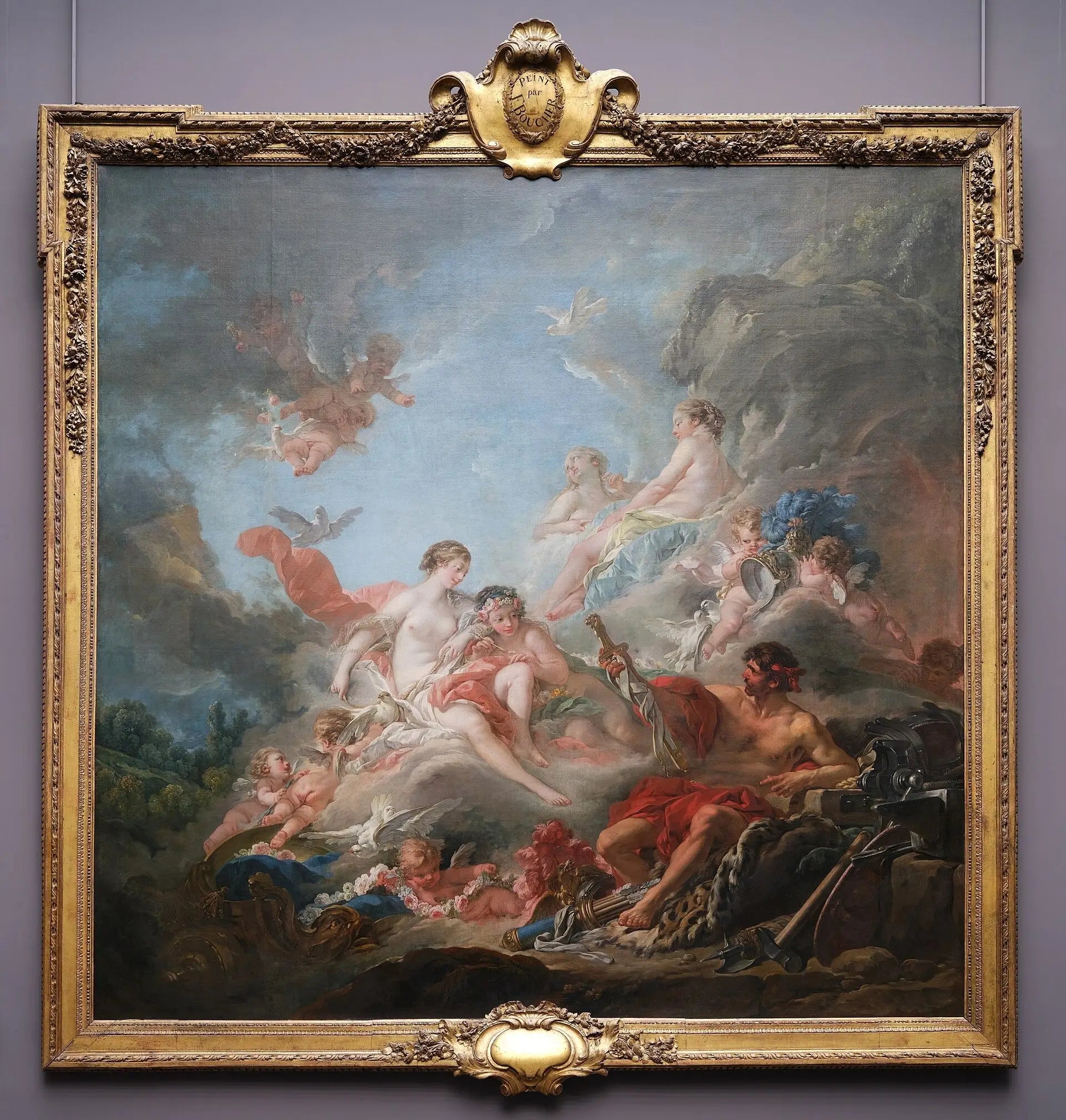 Les Forges de Vulcain - François Boucher - Alpha Reproduction