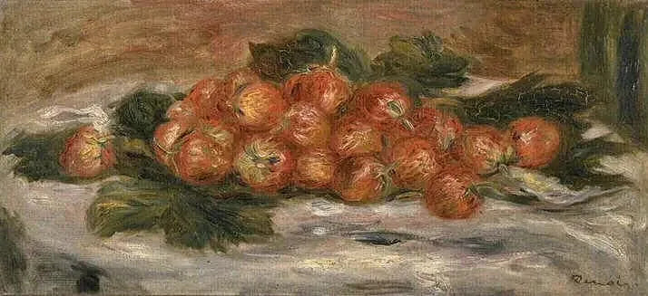 الفراولة - بيير-أوغست رينوار