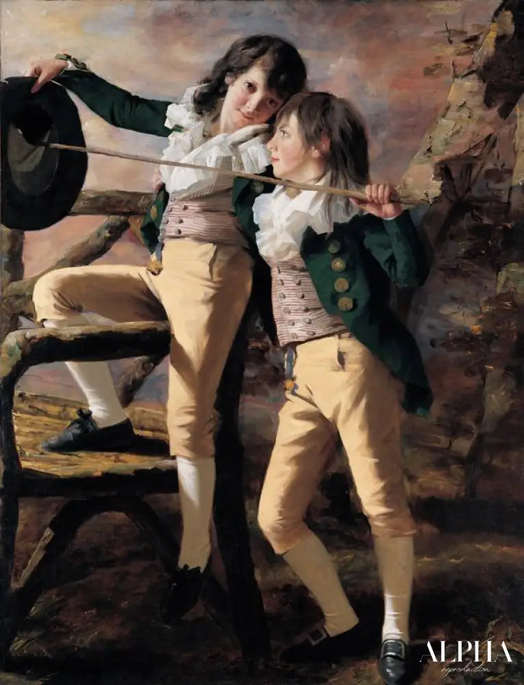 Les frères Allen - Sir Henry Raeburn - Reproductions de tableaux et peintures haut de gamme