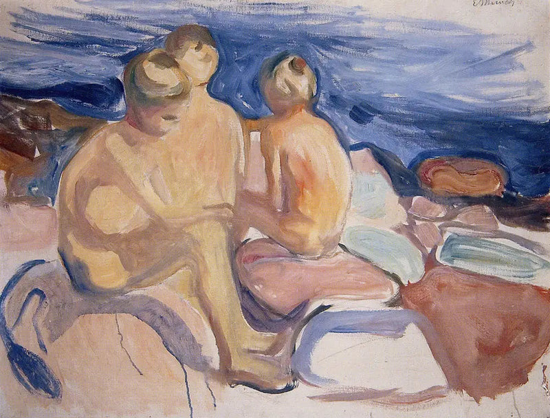 الأولاد يستحمون - إدفارد مونش