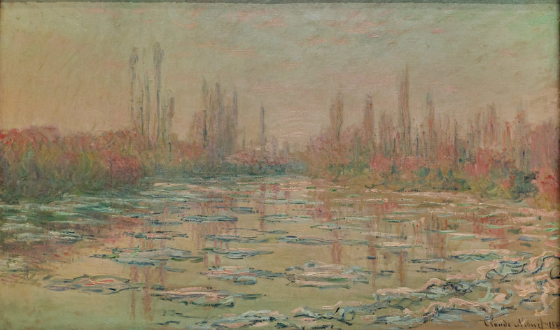 مكعبات الثلج W567 - كلود مونيه
