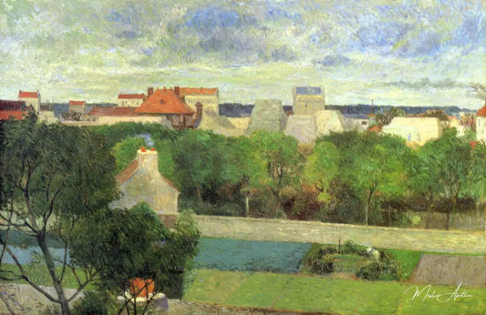 Les Jardins du Marché de Vaugirard - Paul Gauguin - Reproductions de tableaux et peintures haut de gamme