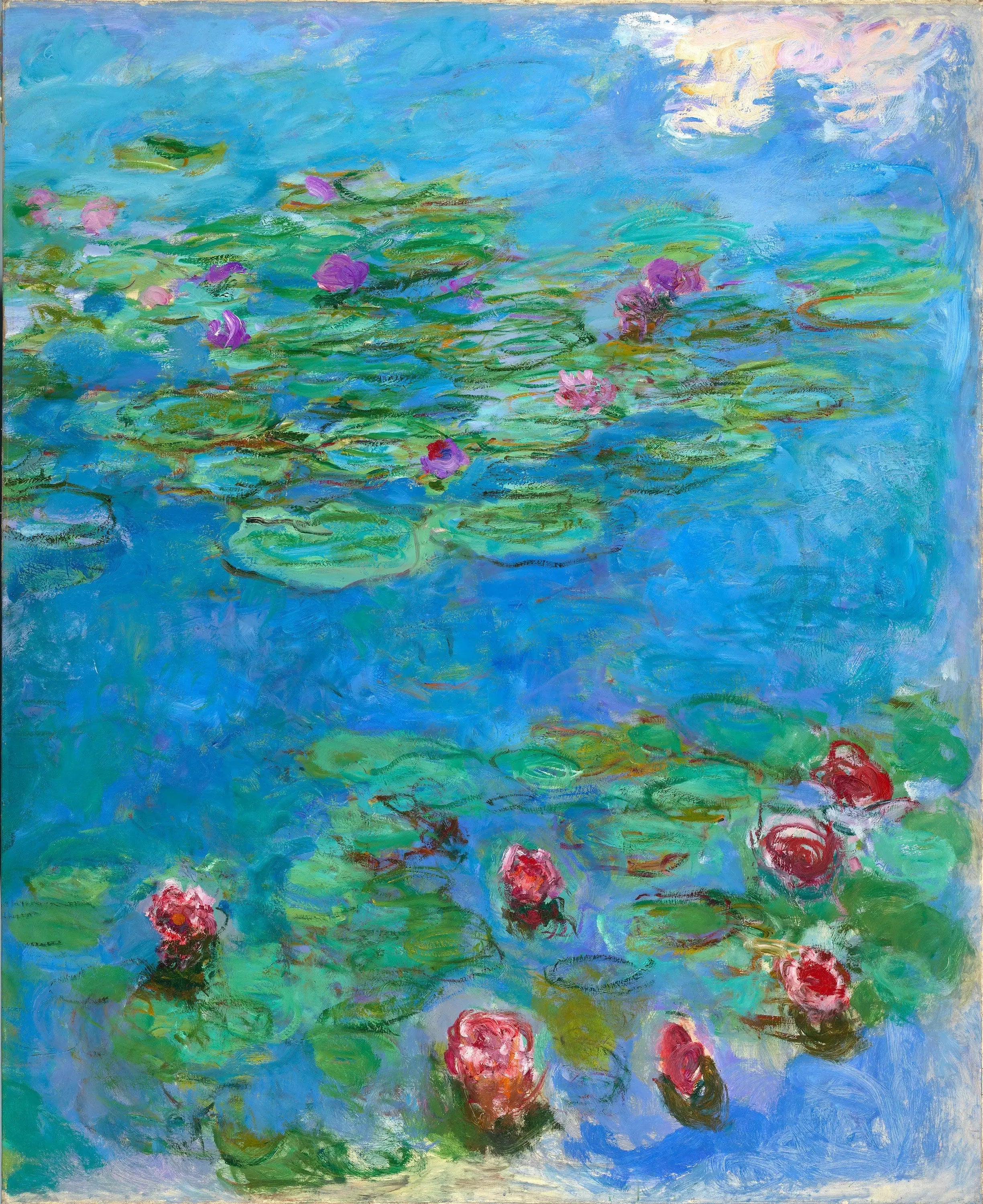 Reproduction du tableau « Les lilies d'eau - Claude Monet » par Alpha Reproduction en peinture à l’huile