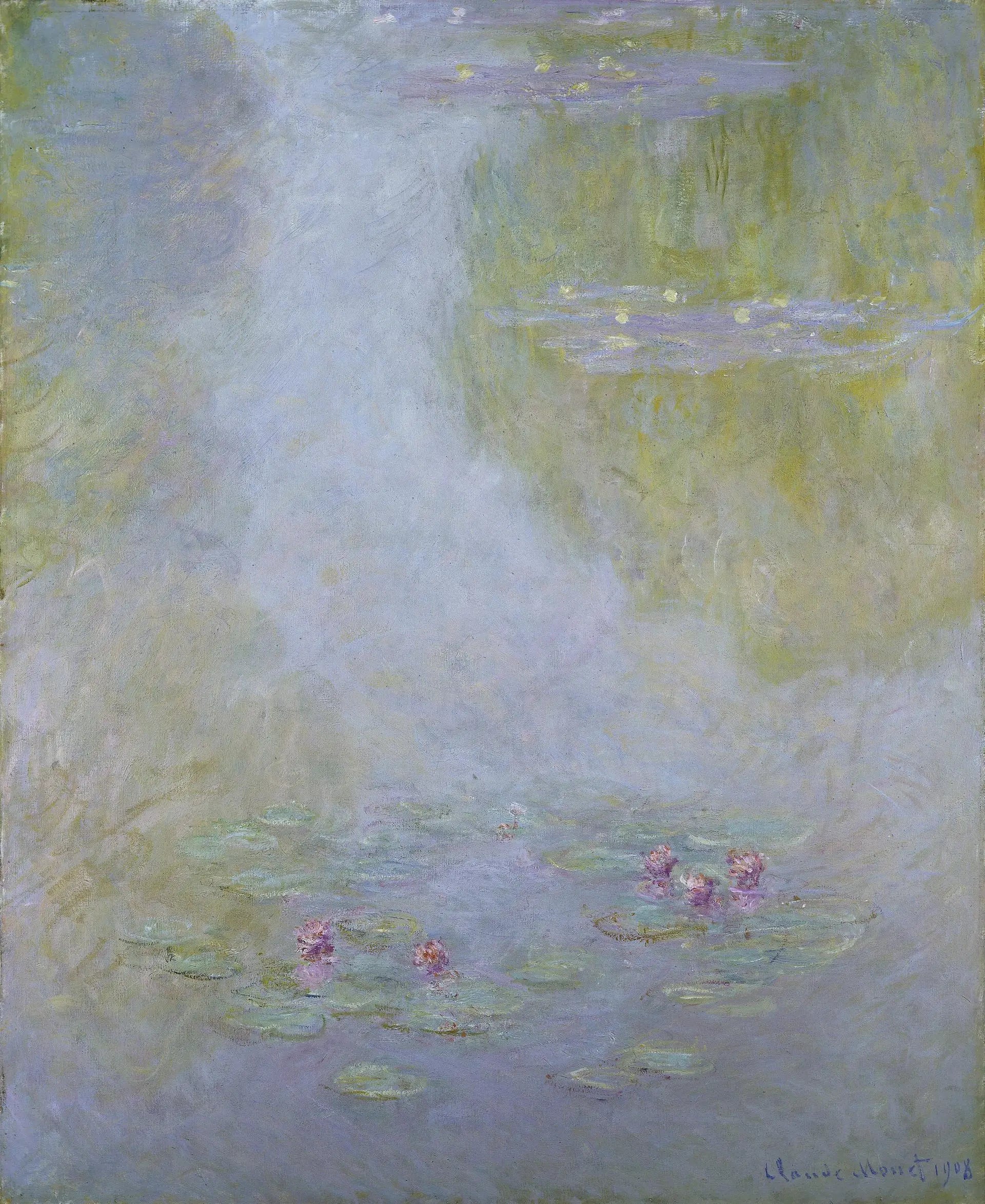 Reproduction du tableau « Les lilyes - Claude Monet » par Alpha Reproduction en peinture à l’huile