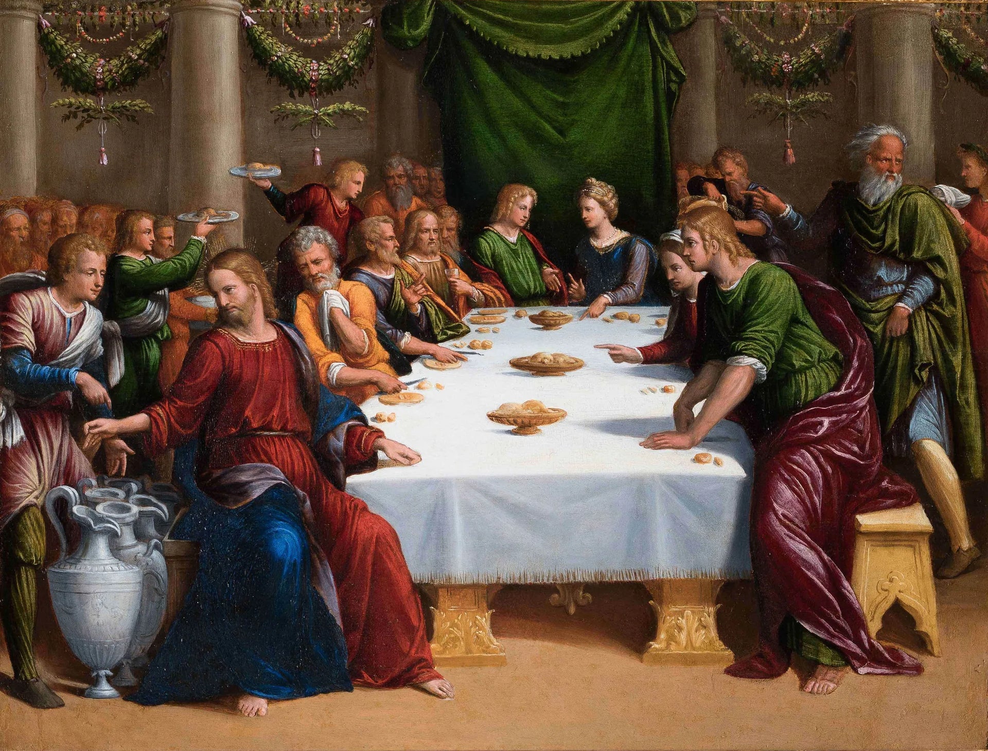 Les Noces de Cana - Benvenuto Tisi image 1 reproduction d’œuvre d’art à l’huile