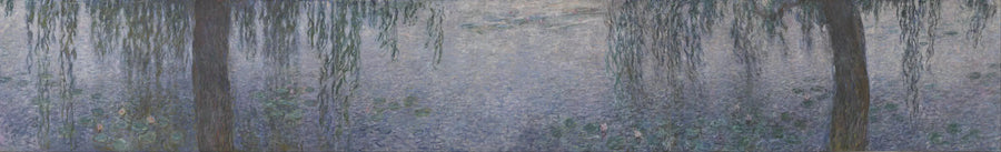 Les Nymphéas - Matin Clair avec Saules - Claude Monet image 1 reproduction d’œuvre d’art à l’huile