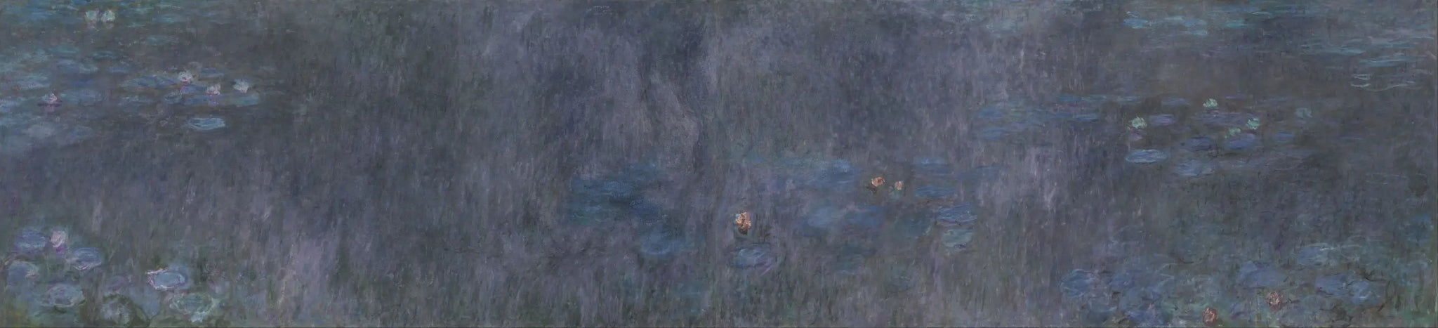 Les Nymphéas : Reflets d'arbres - Claude Monet image 1 reproduction artisanale de tableau