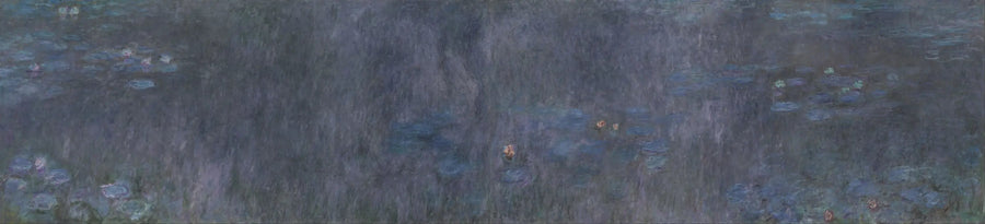 Les Nymphéas : Reflets d'arbres - Claude Monet image 1 reproduction artisanale de tableau