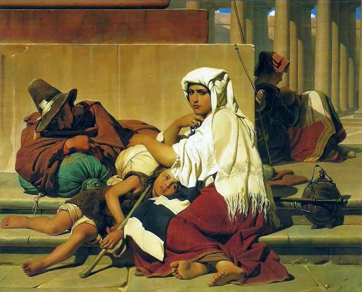 الحجاج في روما - بول ديلاوروش