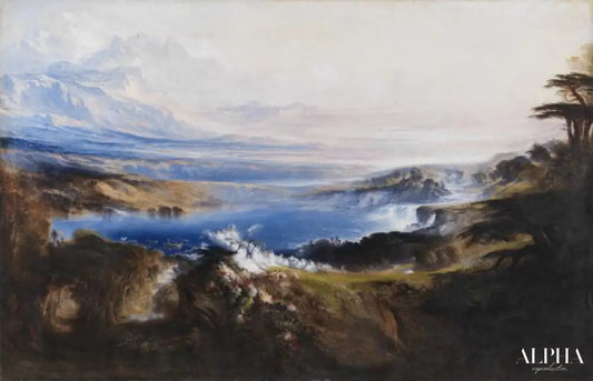 Les Plaines du Paradis - John Martin - Reproductions de tableaux et peintures haut de gamme