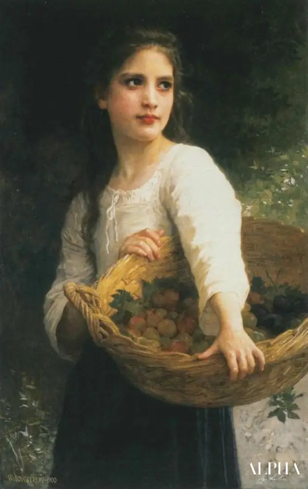 Les Prunes - William Bouguereau - Reproductions de tableaux et peintures haut de gamme