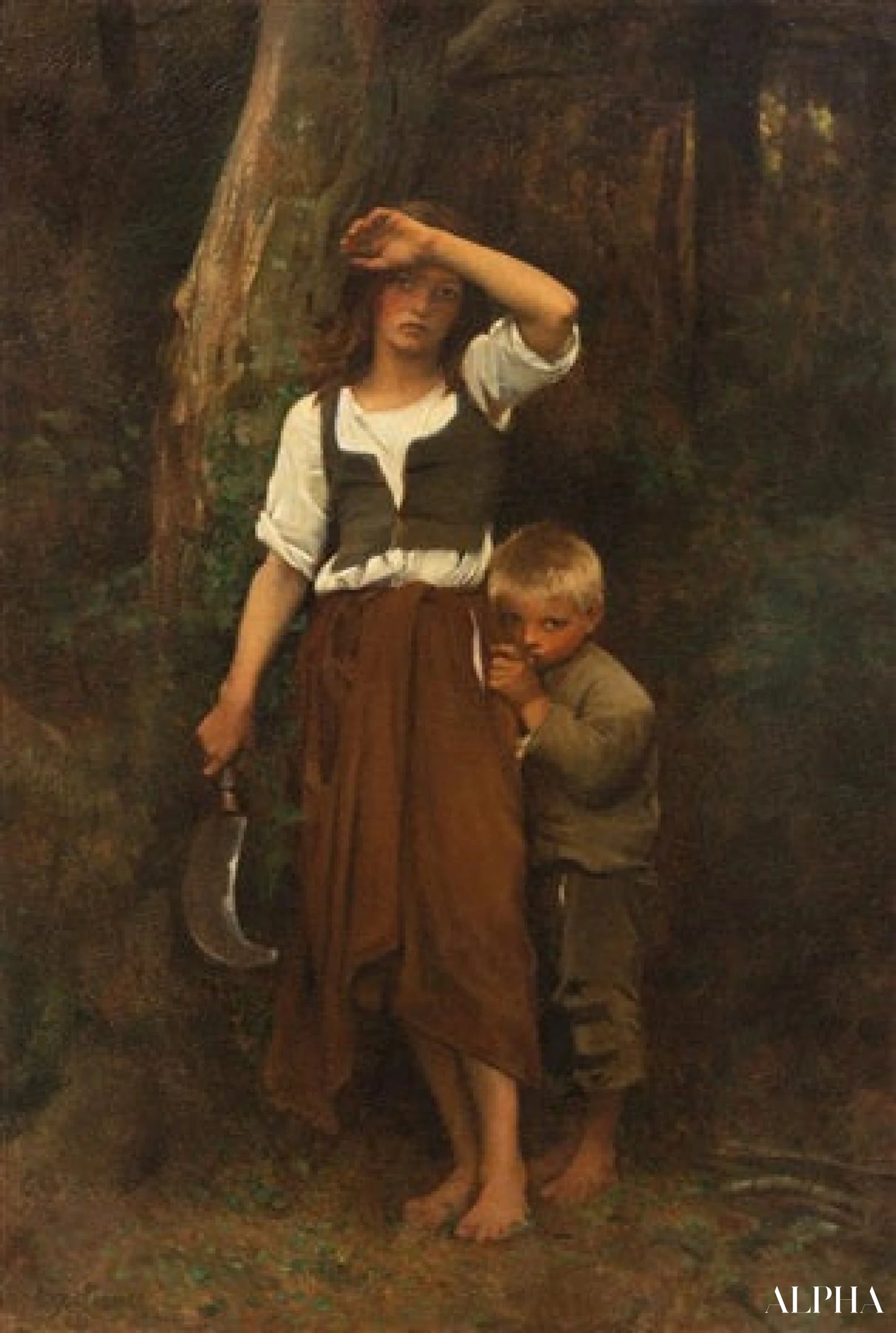 Reproduction du tableau « Les Routiers des Ardennes - Alexandre Cabanel » par Alpha Reproduction en peinture à l’huile