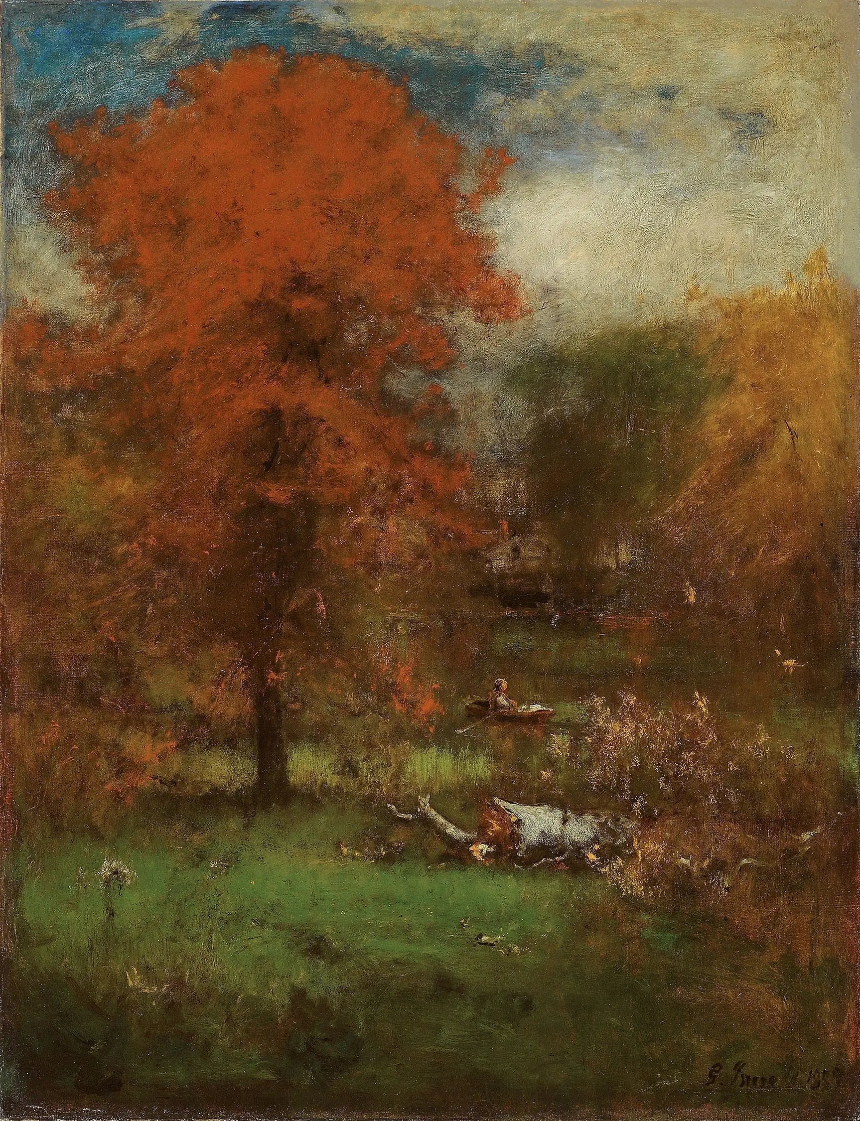 L’étang du moulin - George Inness - Alpha Reproduction