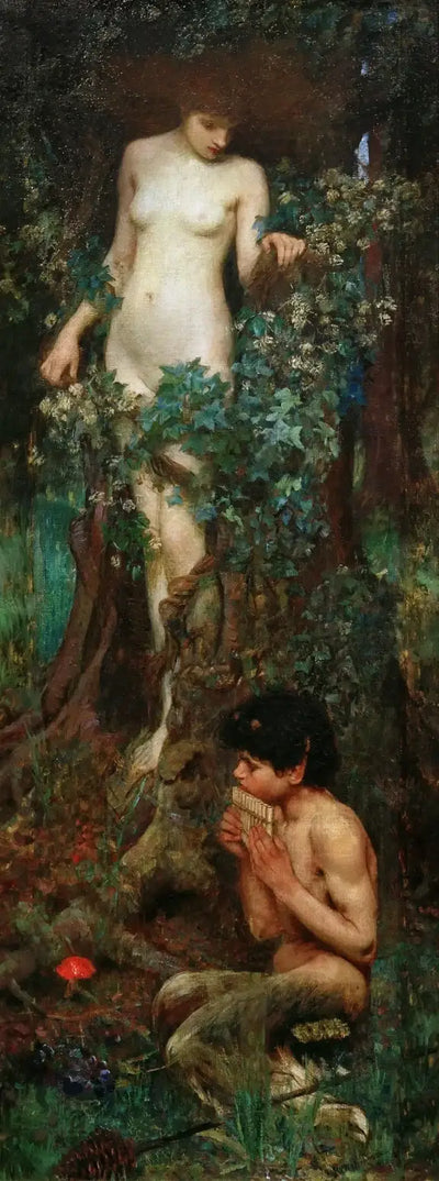 Reproduction du tableau « L'Hamadryade - John William Waterhouse » par Alpha Reproduction en peinture à l’huile