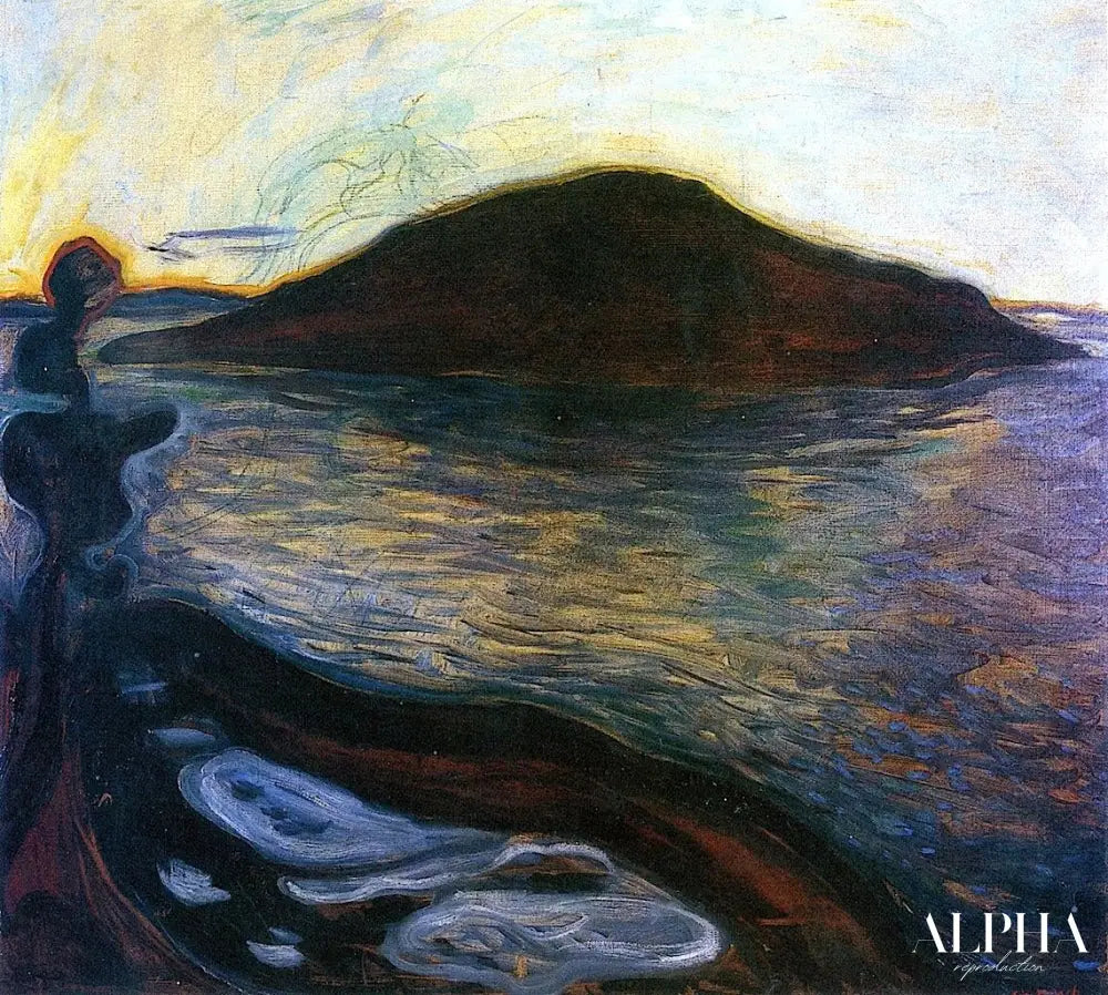 L'île - Edvard Munch - Reproductions de tableaux et peintures haut de gamme