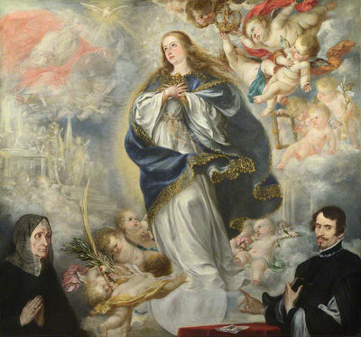 L’Immaculée Conception avec deux donneurs - Juan de Valdés Leal - Alpha Reproduction