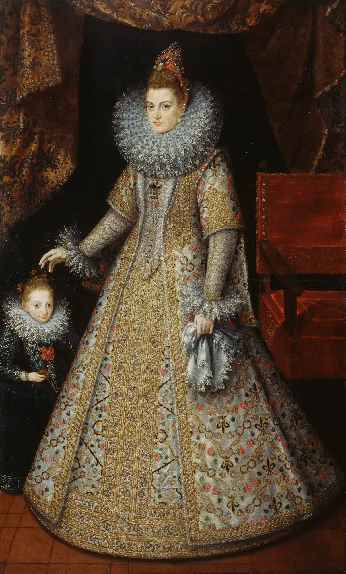 L’infante Isabelle Clara Eugenia (1566-1633) archiduchesse d’Autriche - Frans Pourbus the Younger - Alpha Reproduction