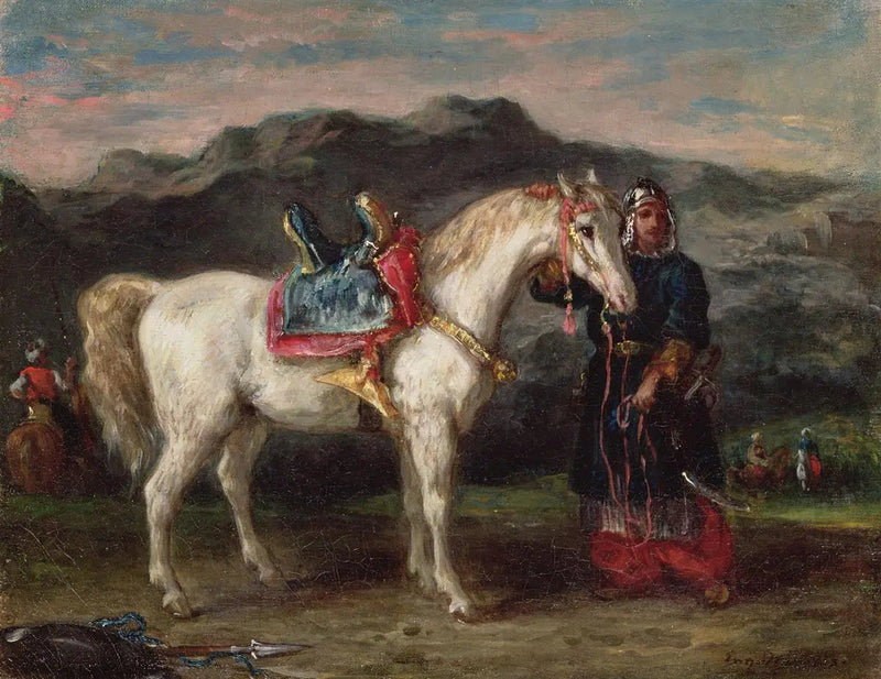 مستأجر سيرك ابن الحصان من العروس - يوجين ديلاكروا