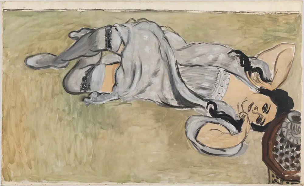 Reproduction du tableau « Lorette à la tasse de café - Henri Matisse » par Alpha Reproduction en peinture à l’huile