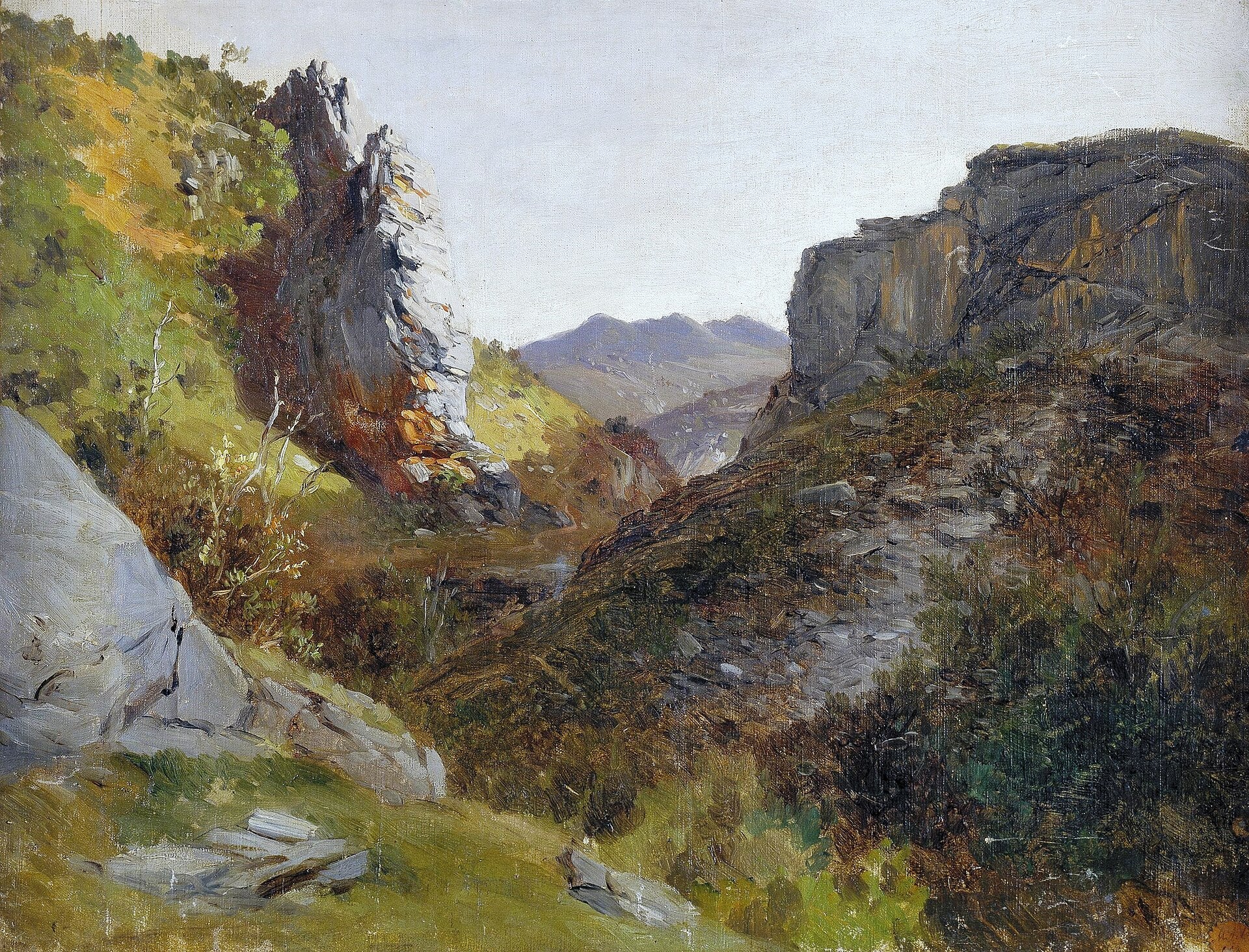 Paysage des Picos de Europa - Carlos de Haes