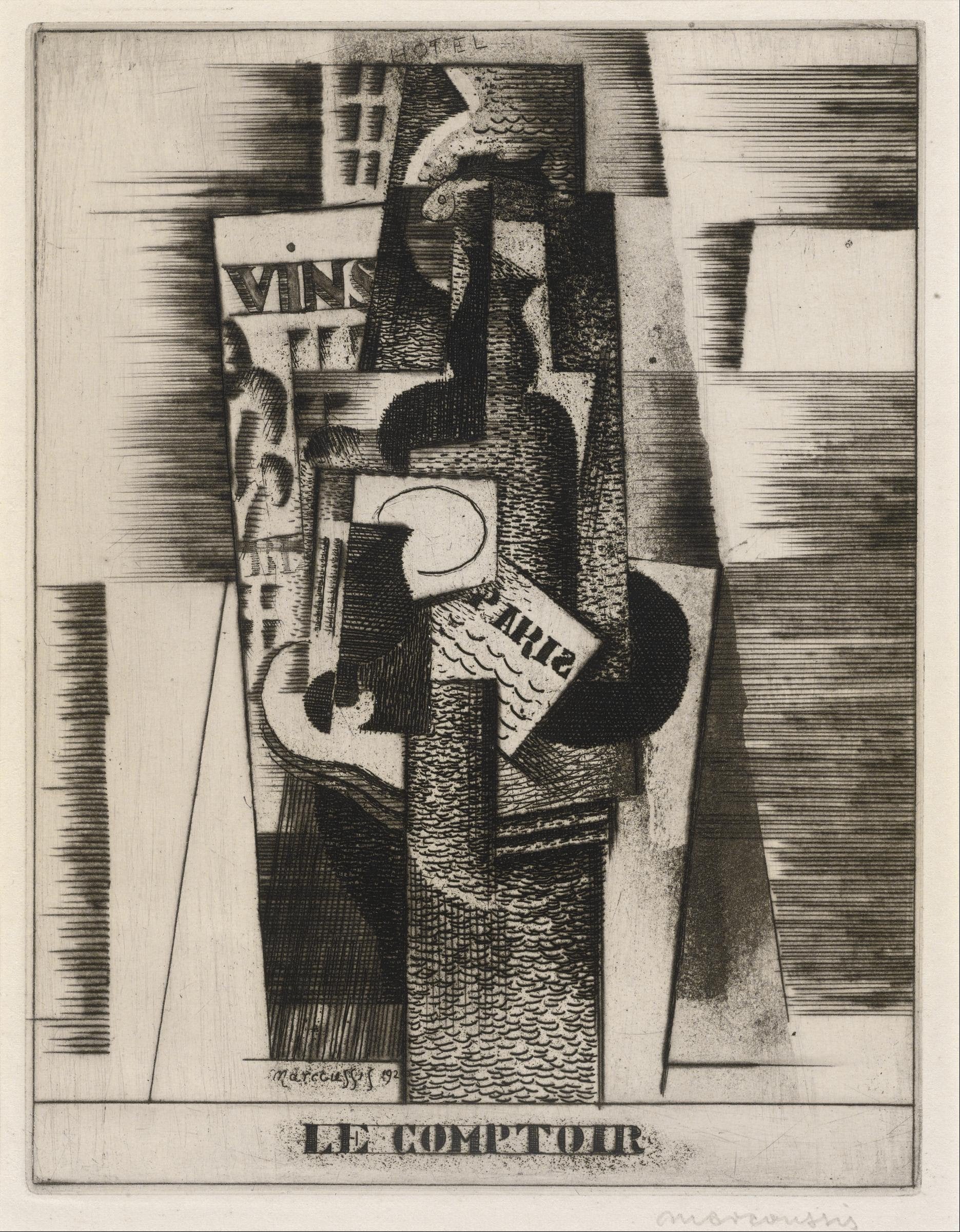 Le Comptoir - Louis Marcoussis