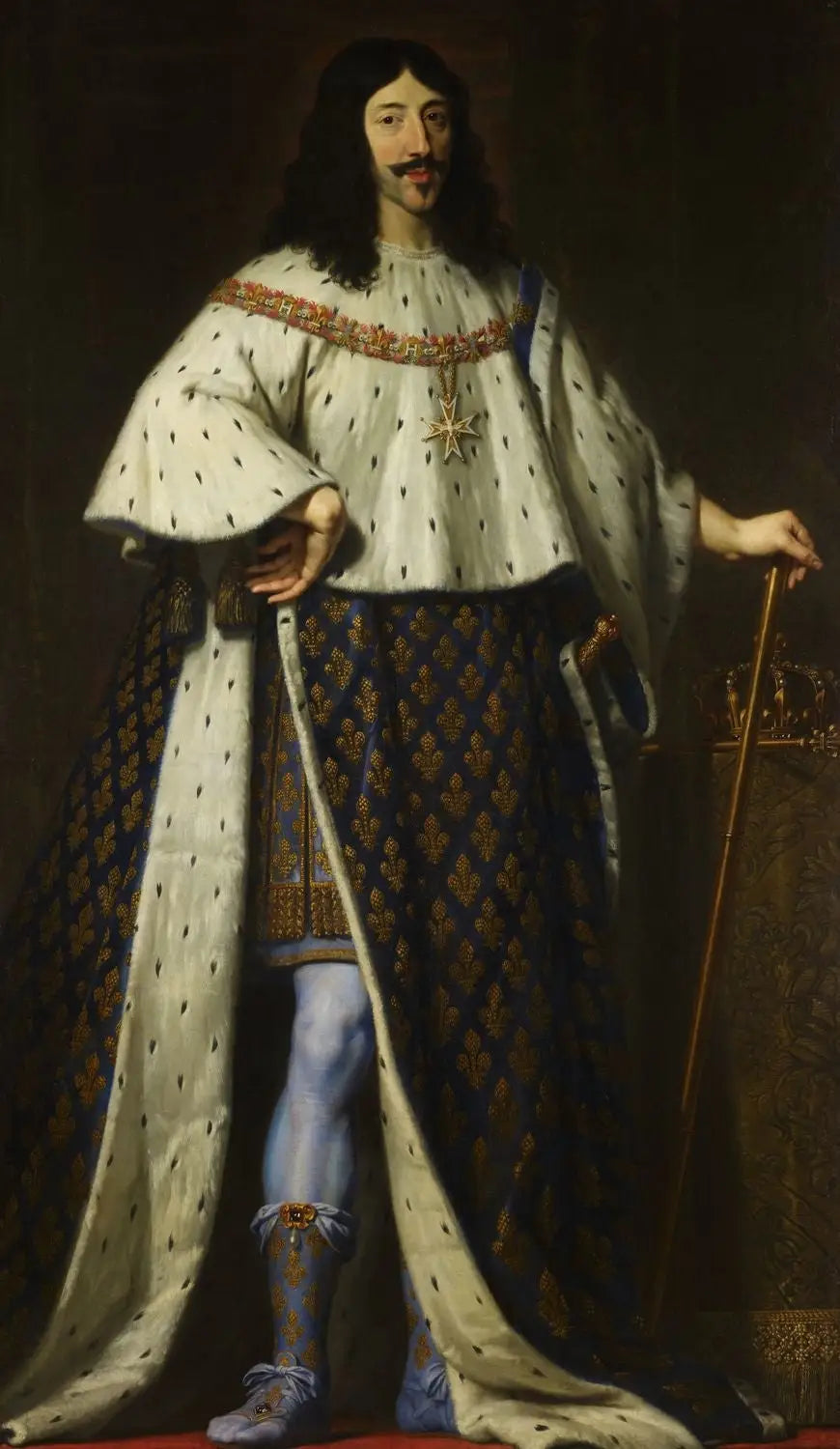 Louis XIII, roi de France (1610-1643) - Philippe de Champaigne image 1 copie peinte à la main à l’huile
