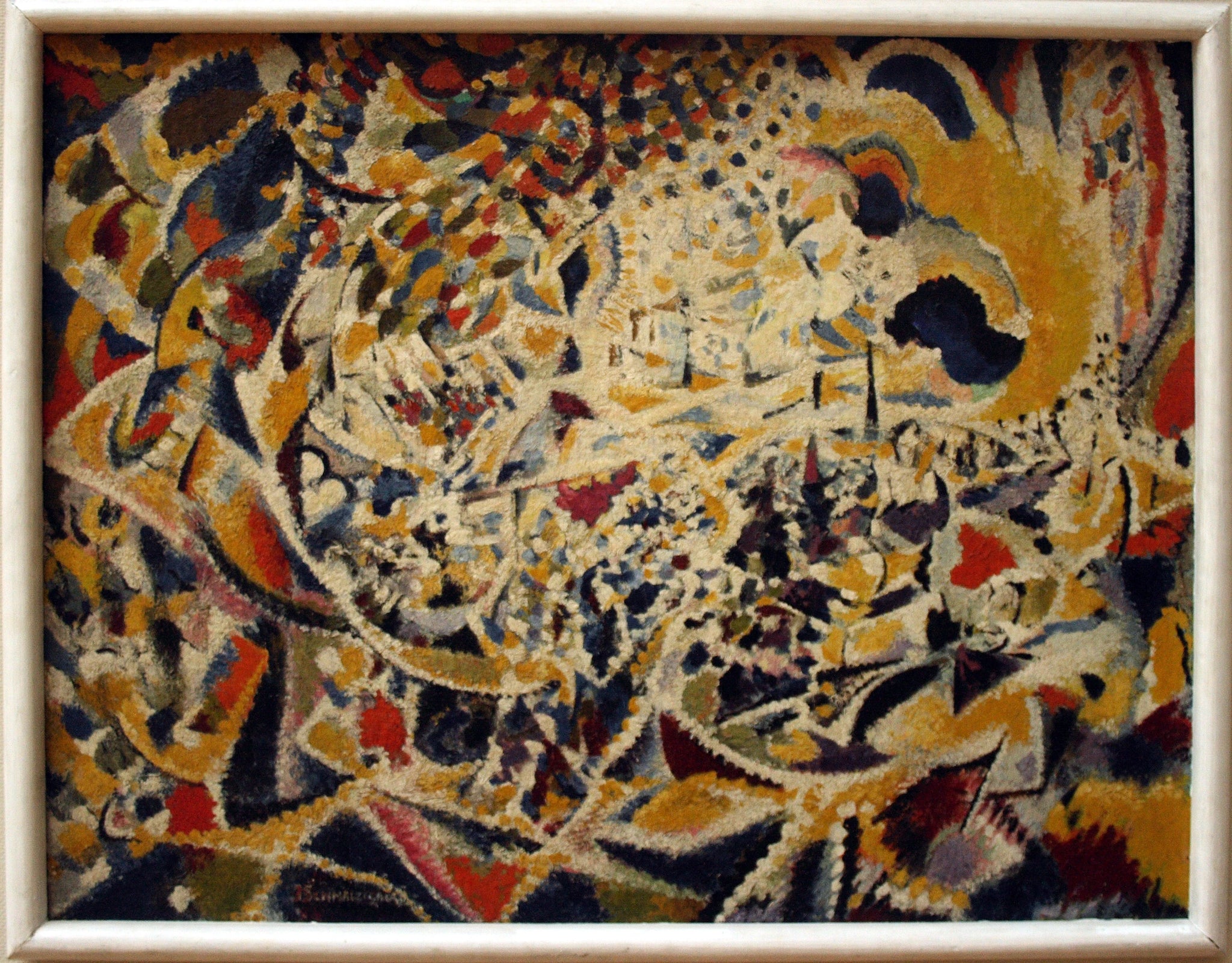 Lumière + miroirs et foule, Jules Schmalzigaug