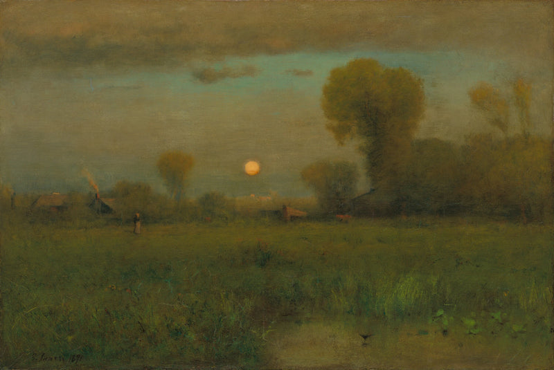 Lune des récoltes - George Inness
