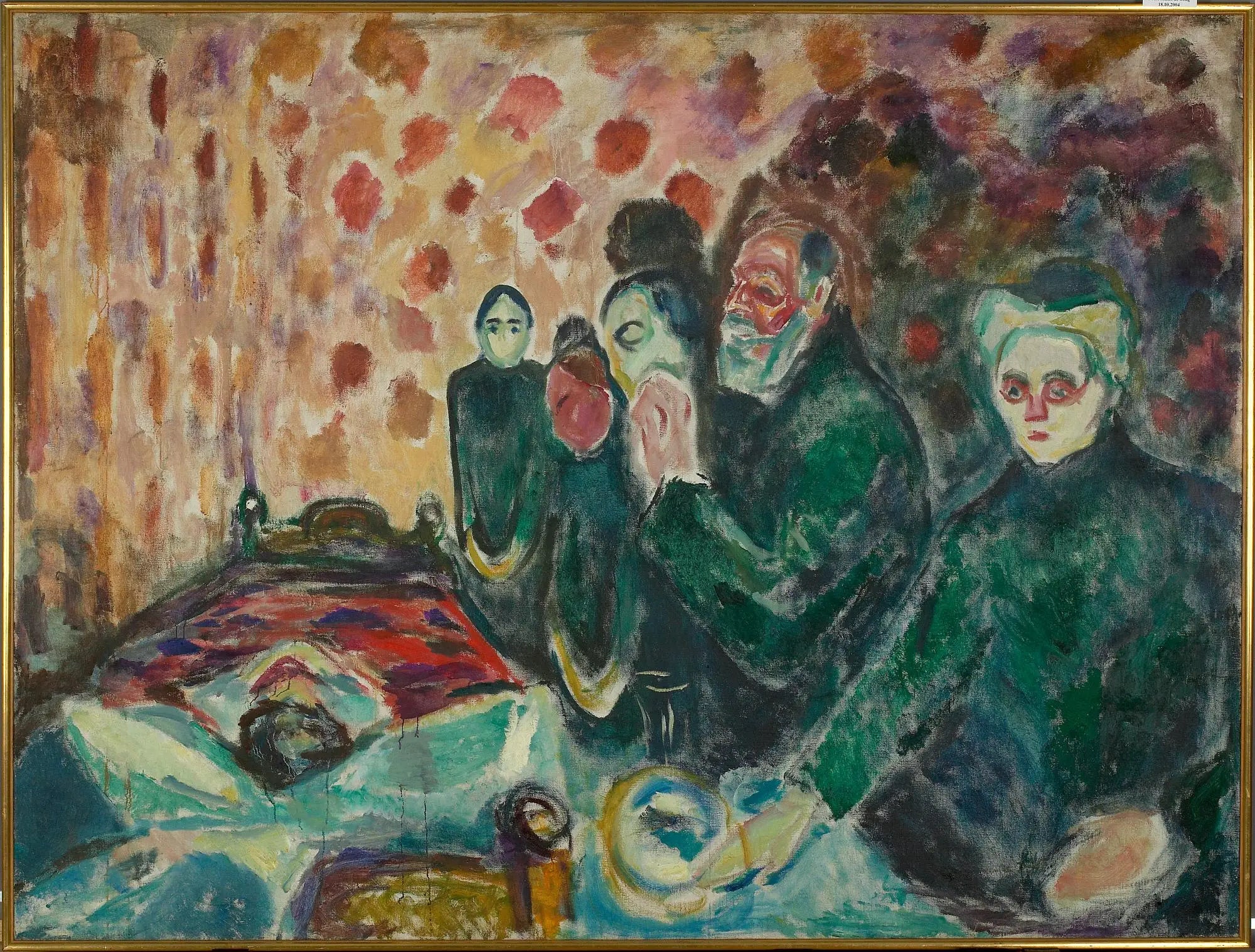 Reproduction du tableau « Lutte contre la mort - Edvard Munch » par Alpha Reproduction en peinture à l’huile