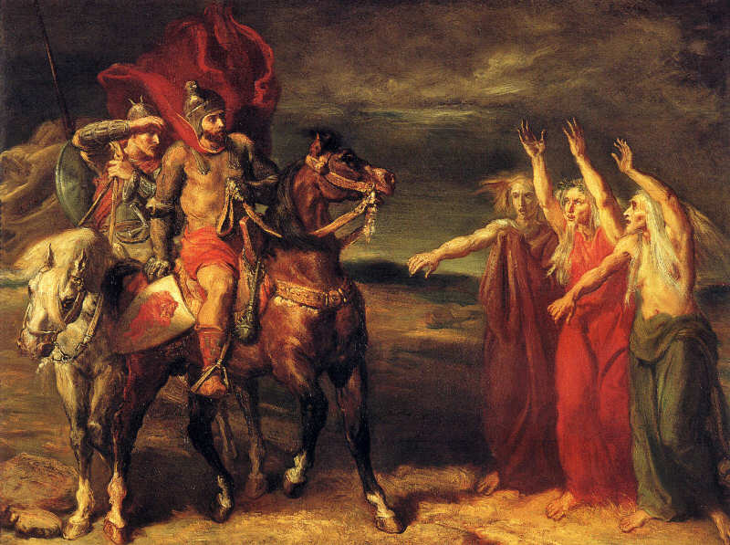 ماكبث والثلاث ساحرات - ثيودور شاسريو