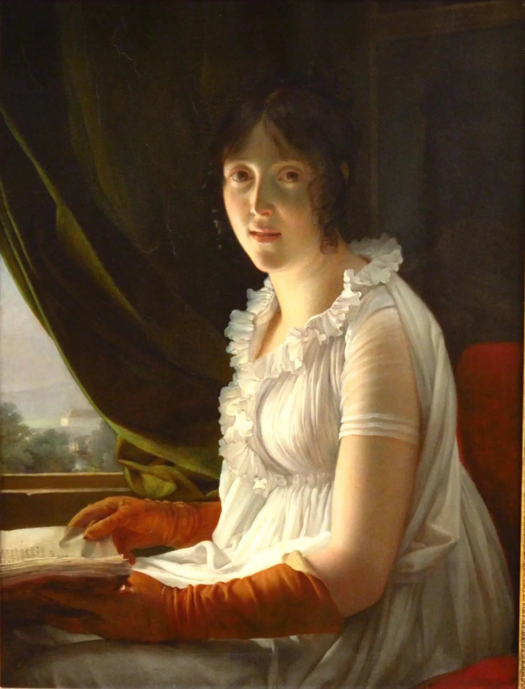 Madame Barbier-Walbonne - François Gérard image 2 reproduction de peinture à l’huile