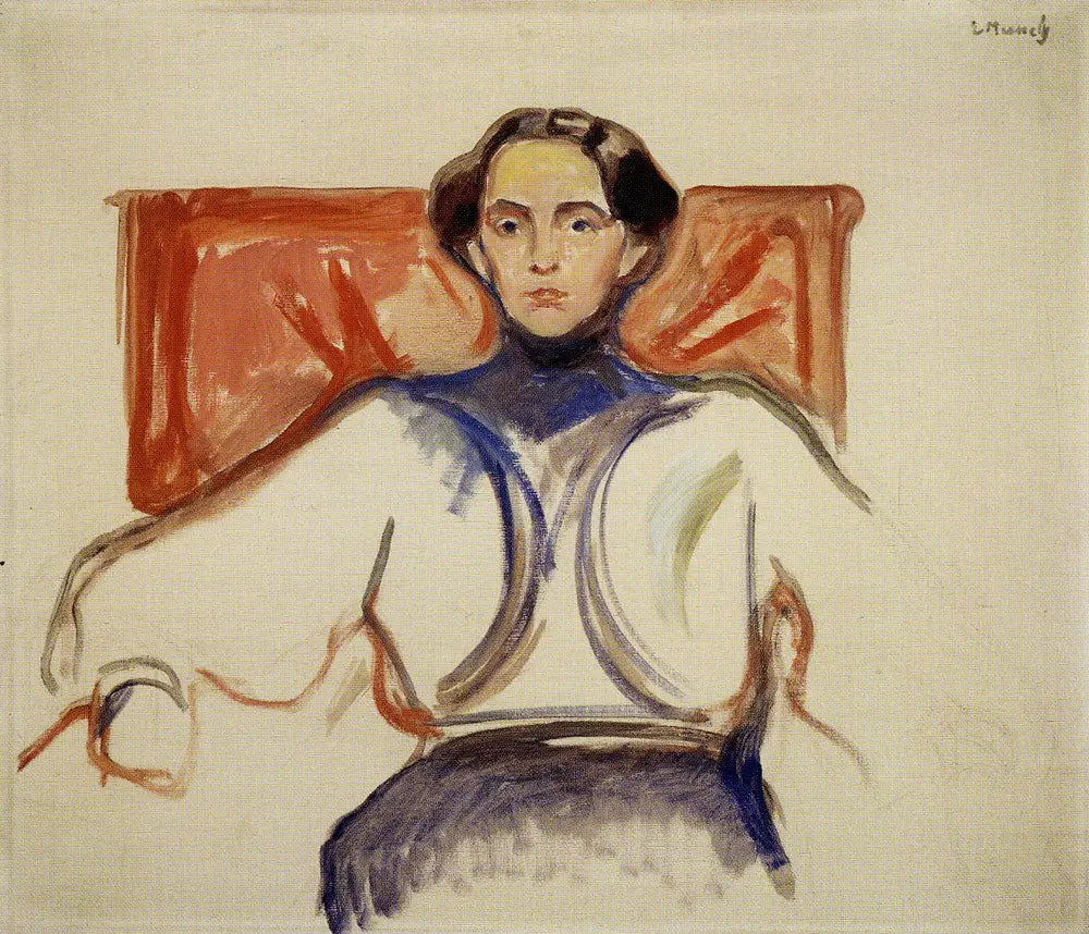 Reproduction du tableau « Madame Schwarz - Edvard Munch » par Alpha Reproduction en peinture à l’huile