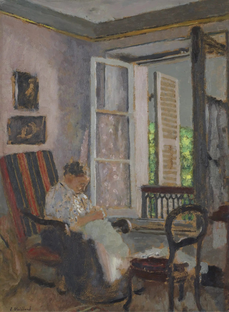 Madame Vuillard cousine, شارع Truffaut - إدوارد Vuillard
