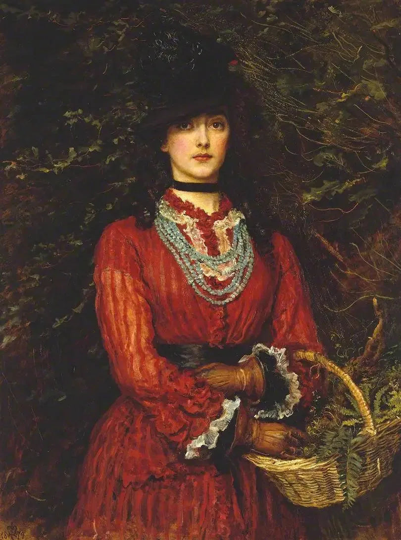 Mademoiselle Eveleen Tennant - John Everett Millais image 1 tableau peint à l’huile sur toile