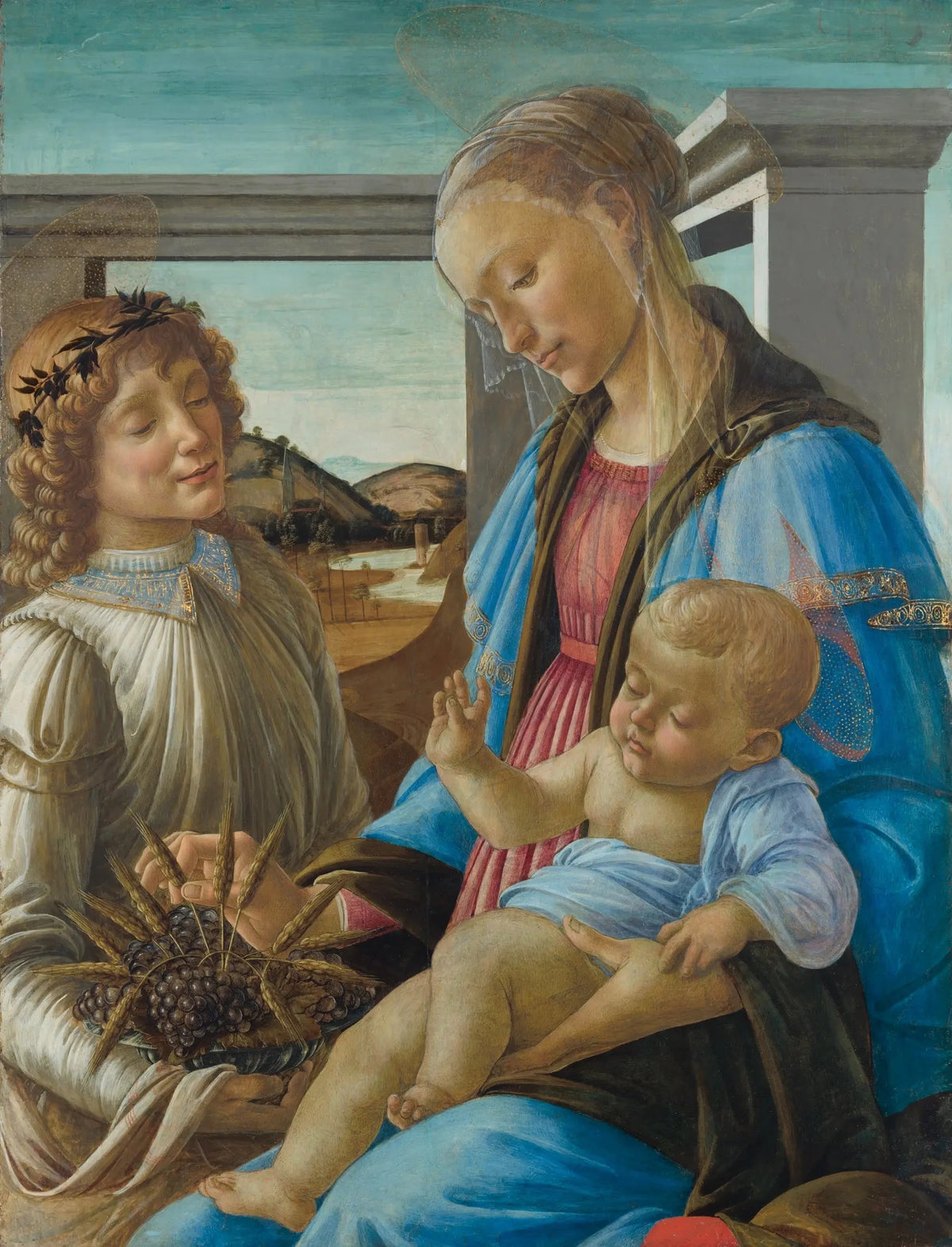 سيدة القربان المقدس، 1470-1474 - Sandro Botticelli