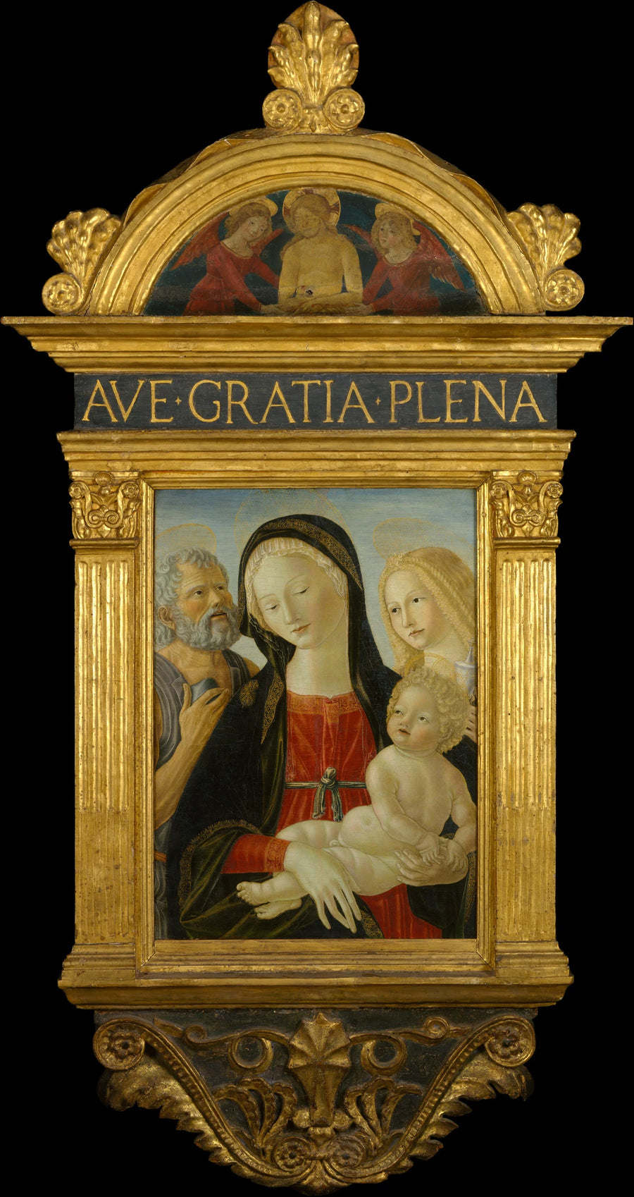 Madonna col Bambino tra i santi Girolamo e Maddalena - Neroccio de' Landi