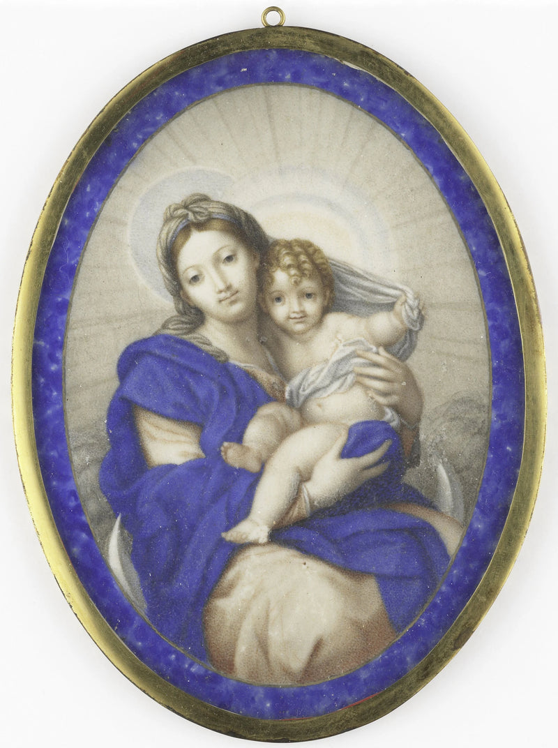 Madonna sur le croissant de lune - Felice Ramelli