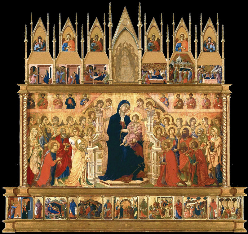 La Maestà : Le Baiser de Judas - Duccio di Buoninsegna