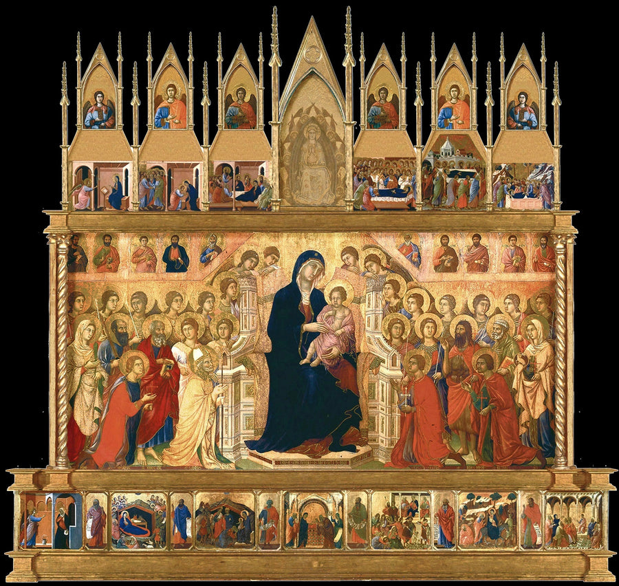 Le Christ parmi les docteurs, Maestà - Duccio di Buoninsegna