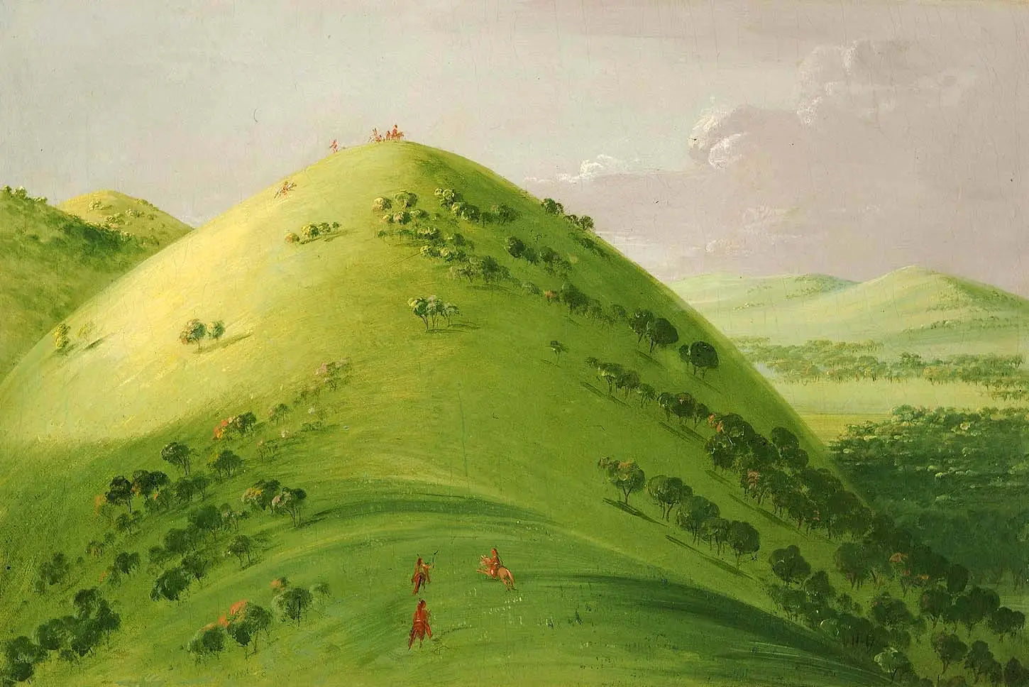 Magnifiques prairies Haut-Mississippi - George Catlin - Alpha Reproduction