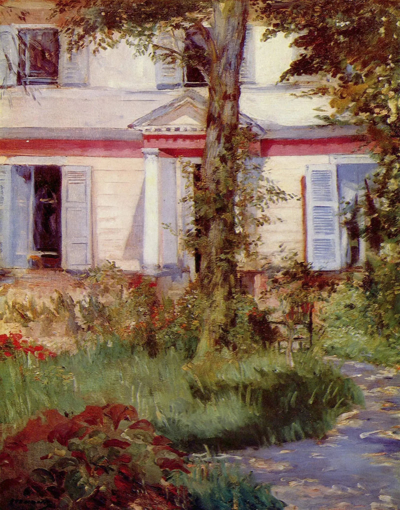منزل في رويي - إدوارد مانيه
