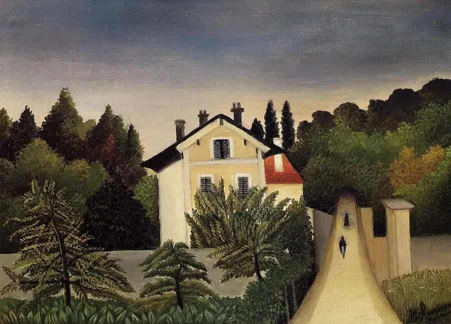 منزل على أبواب باريس - هنري روسو