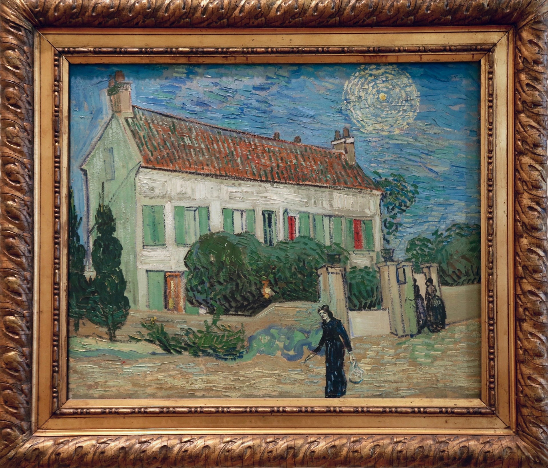 La Maison blanche, la nuit de Vincent van Gogh photographiée au musée de l’Ermitage
