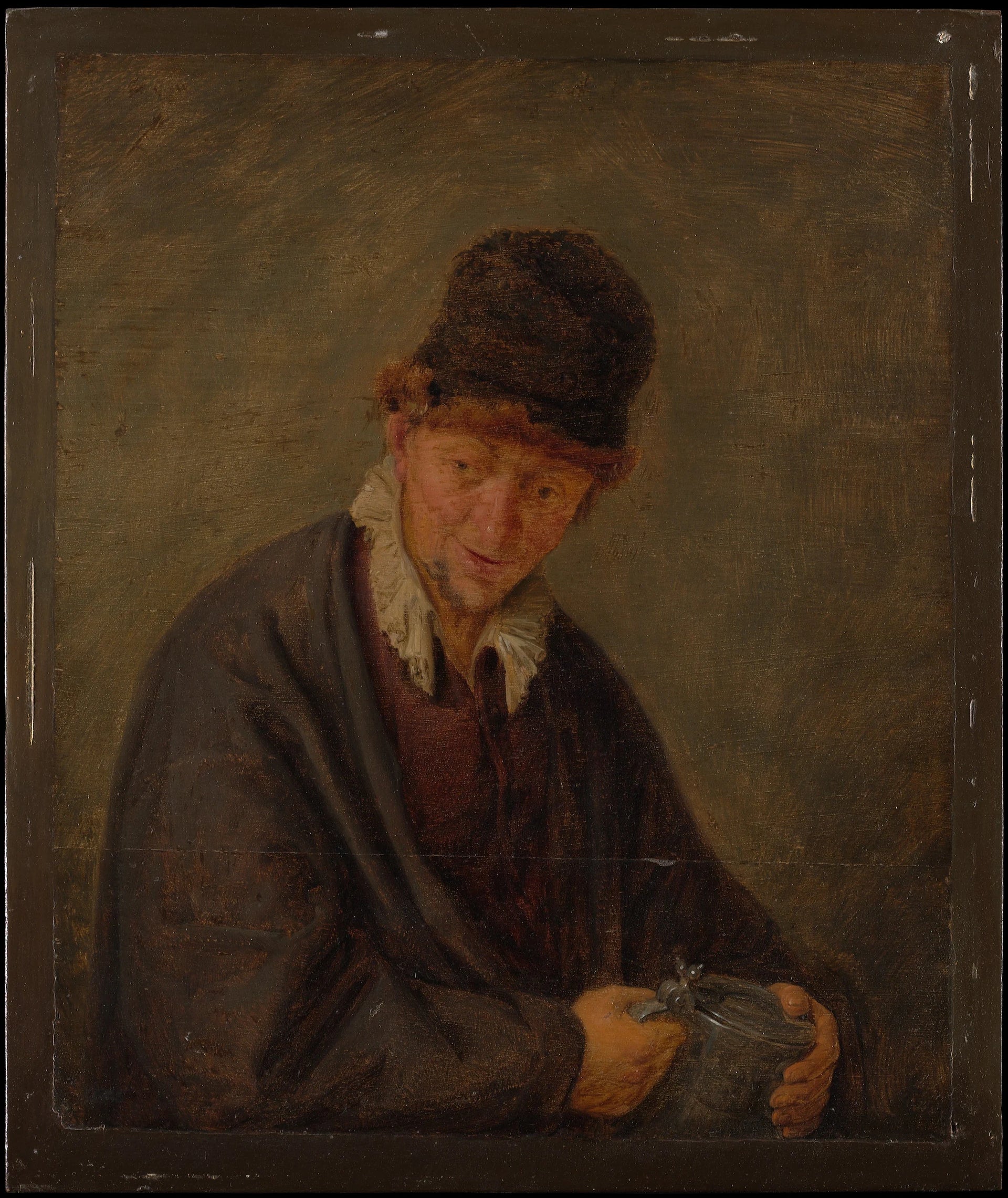 Man with a Tankard - Adriaen van Ostade