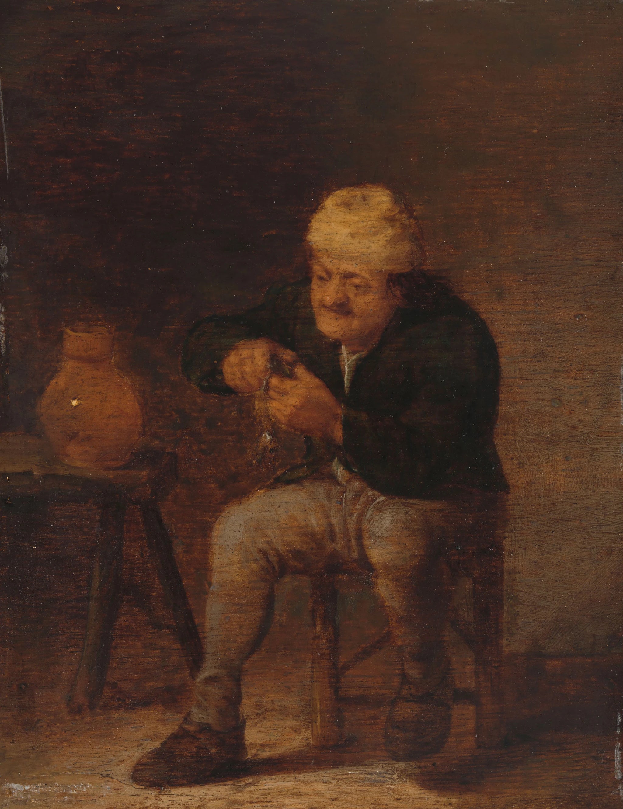 Le mangeur de hareng - Pieter Hermansz Verelst