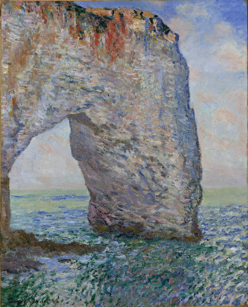 La Manneporte بالقرب من ETretat W1052 - كلود مونيه