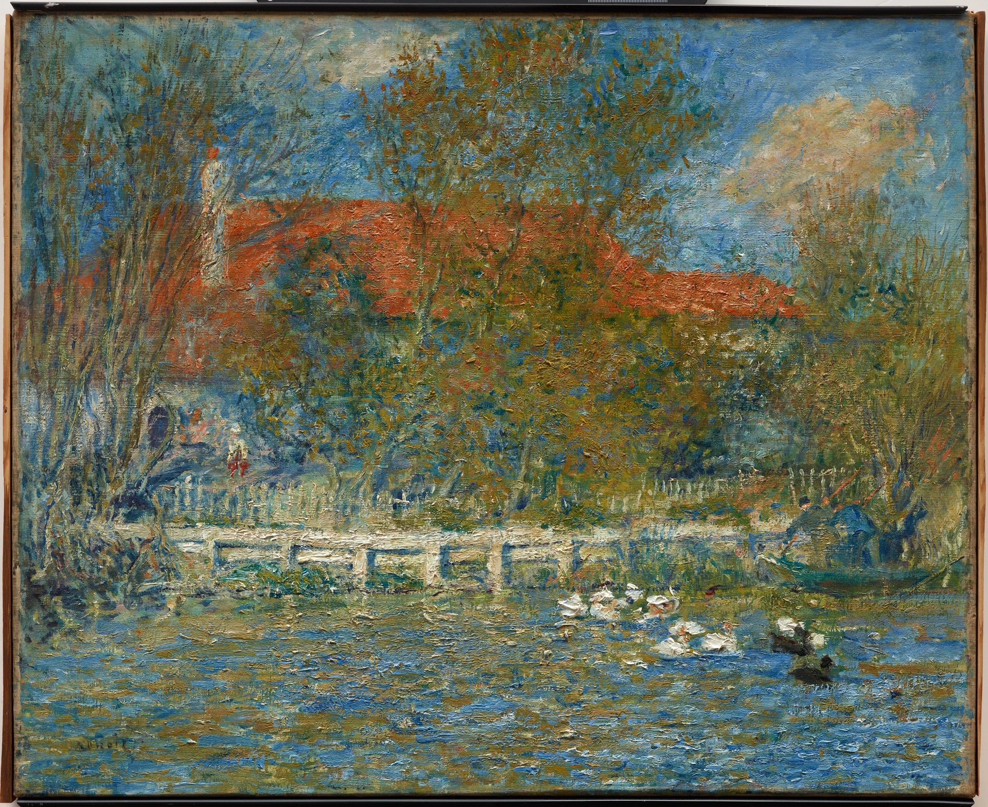 La Mare aux canards de Pierre-Auguste Renoir, Dallas Museum of Art 1985.R.56